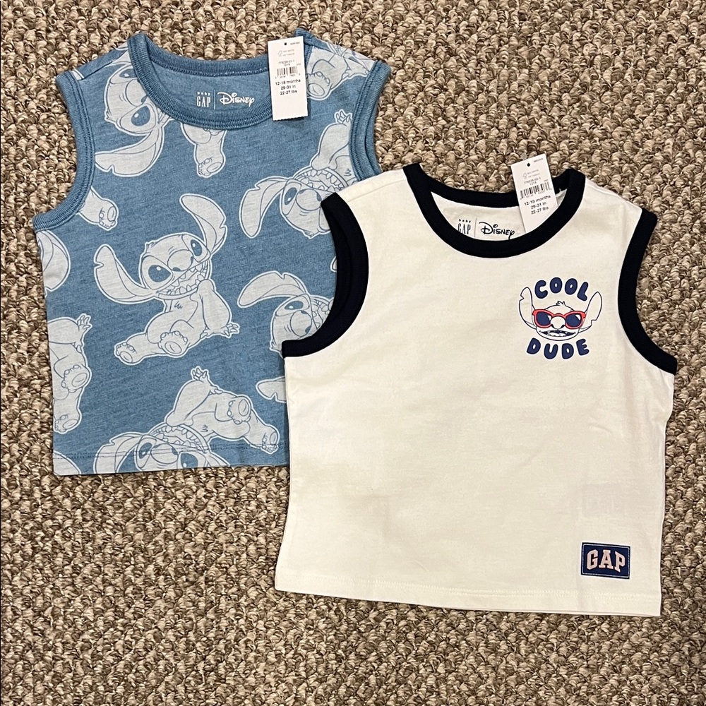 Stitch Baby Tank Tops
